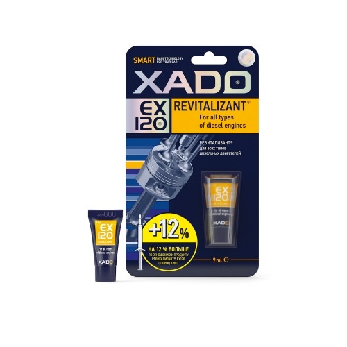 XADO Revitalizant EX120 для всех типов дизельных двигателей